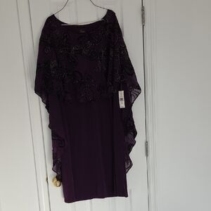 Elegant JM Studio By John Meyer Purple Dress